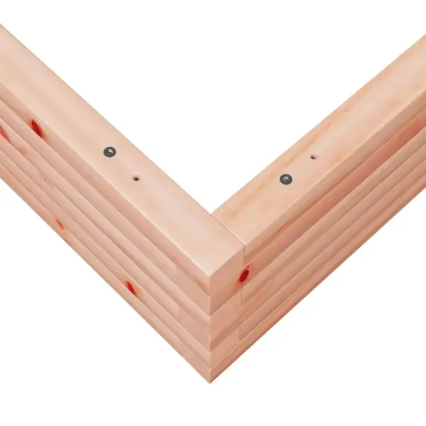 Aia taimekast töötlemata ebatsuugapuidust, 110 x 110 x 23 cm – 8