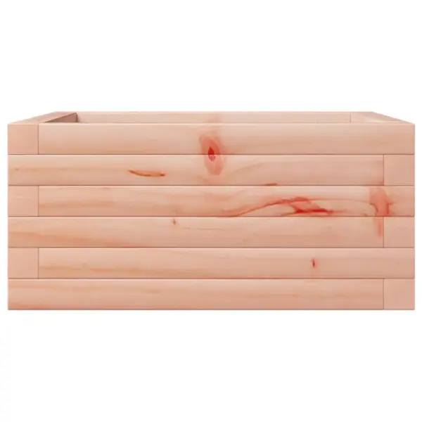 Ebatsuugapuidust aia taimekast avatud põhjaga, pruun, 50 x 50 x 23 cm – 5