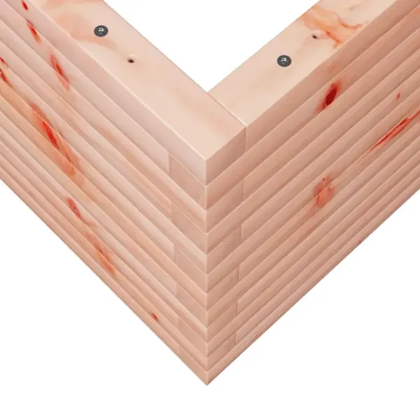 Pruun ebatsuugapuidust aia taimekast, 70 x 70 x 45,5 cm – 8