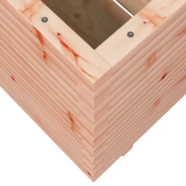 Ebatsuugapuidust aia taimekast, 70 x 70 x 72,5 cm, pruun – 8