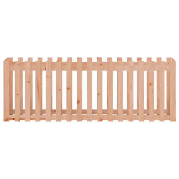 Aiadisainiga ebatsuugapuidust kõrgendatud taimelava, 200 x 50 x 70 cm – 5