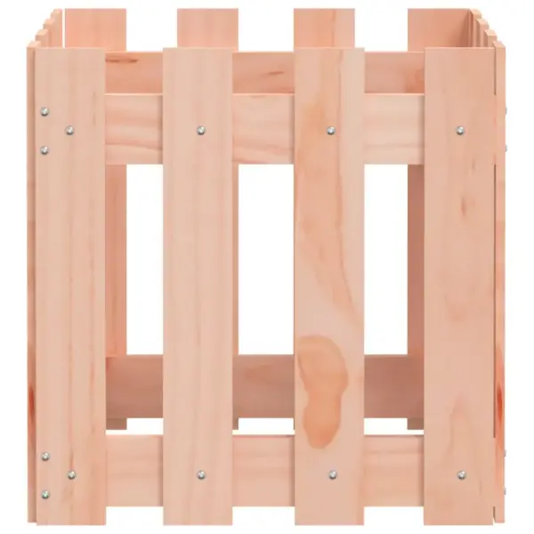 Aiadisainiga puidust taimekast, ebatsuugapuidust, 40 x 40 x 40 cm – 6