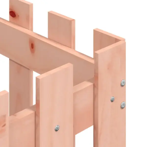 Ebatsuugapuidust taimekast lippaia disainiga, pruun, 50 x 50 x 50 cm – 7