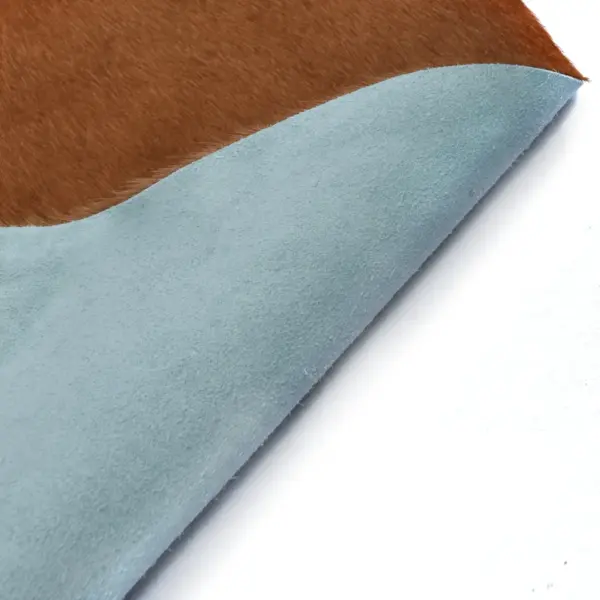 Ehtsast veisenahast vaip, pruun ja valge, 180 x 220 cm – 4