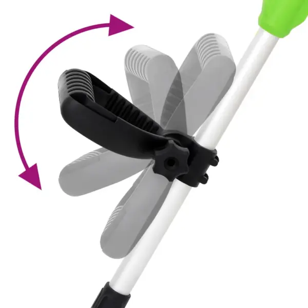 Elektriline murutrimmer teleskoopvarrega, reguleeritava töönurgaga, 29 cm, 550 W, roheline-must – 4