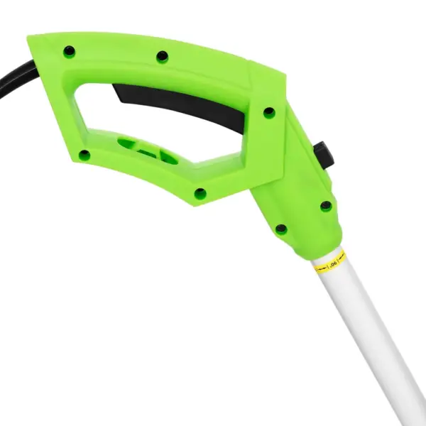 Elektriline murutrimmer teleskoopvarrega, reguleeritava töönurgaga, 29 cm, 550 W, roheline-must – 5