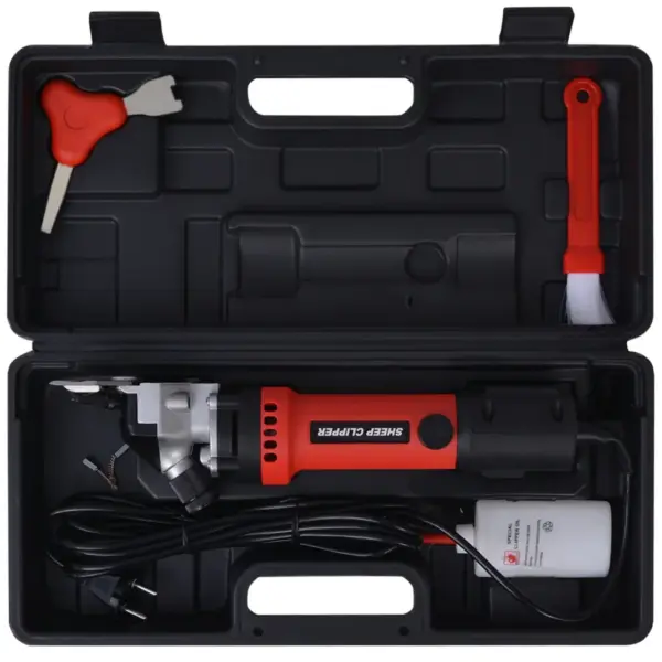 Elektrilised lambakäärid 320 W, kuueosaline komplekt, must ja punane – 3