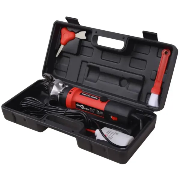 Elektrilised lambakäärid, 7-osaline komplekt, 550 W, must ja punane – 2