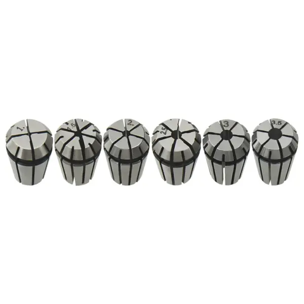 ER11 tsangide komplekt, 13 tk, 1–7 mm kinnitusvahemik, hõbedane 45# teras – 3