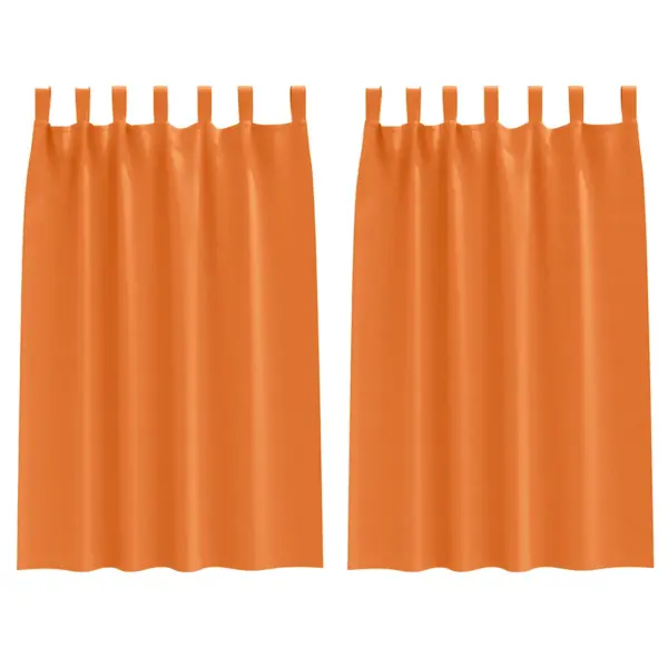 Pimendavad kardinad, 2 tk, erk oranž polüester, 175 x 140 cm – 2