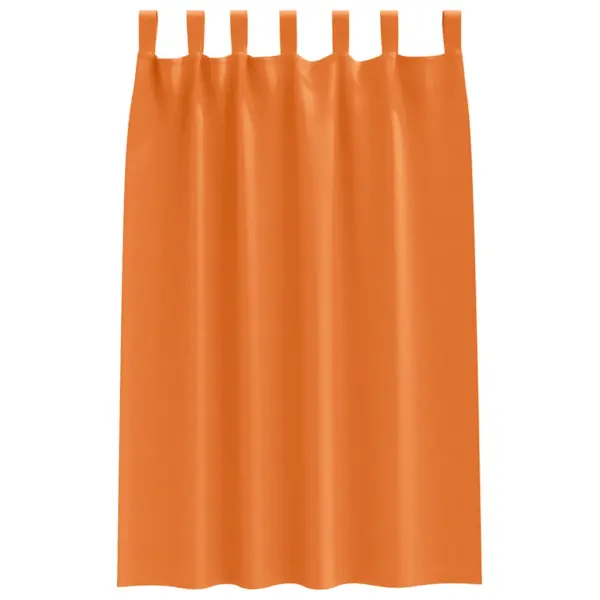 Pimendavad kardinad, 2 tk, erk oranž polüester, 175 x 140 cm – 4