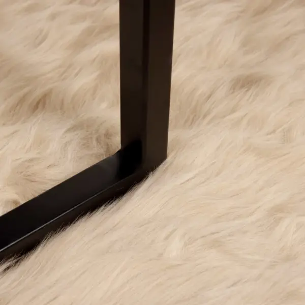 Faux lambanahast vaip Tafalla, beež, 80 x 120 cm, polüester – 5