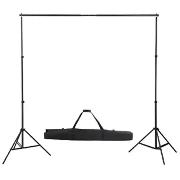 Fotostuudiokomplekt valge taustaga 600 x 300 cm, 2 päevavalgusti ja vihmavarjudega – 4