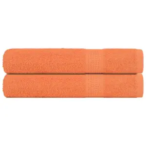 Saunalinad FROGN, 2 tk, oranž, 100% puuvill, 80 x 200 cm, 360 g/m²