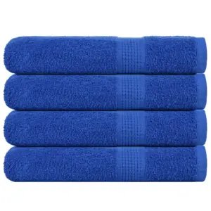 Suured puuvillased rätikud FROGN, 4 tk, sinine, 100 x 200 cm, 360 g/m²