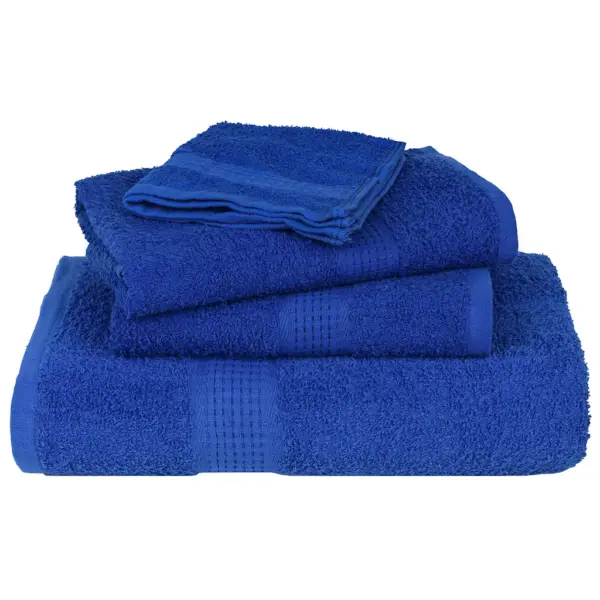 Suured puuvillased rätikud FROGN, 4 tk, sinine, 100 x 200 cm, 360 g/m² – 4