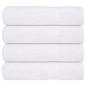 Valged duširätikud FROGN, 4 tk komplekt, 70 x 140 cm, 100% puuvill, 360 g/m²