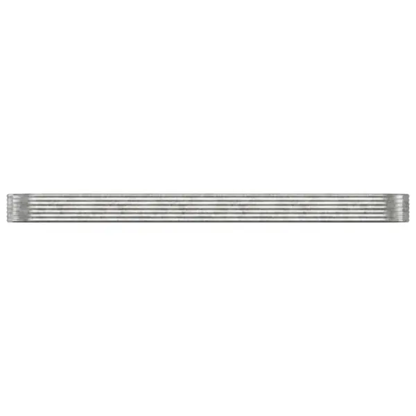 Aia taimelava galvaniseeritud terasest, hõbedane, 507 x 100 x 36 cm - 3