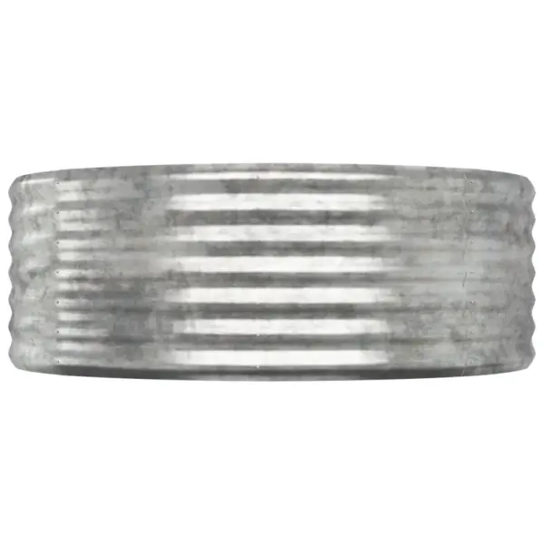 Aia taimelava galvaniseeritud terasest, hõbedane, 507 x 100 x 36 cm - 4
