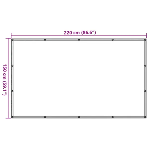 HDPE haagise koormavõrk peene võrguga, must, 1,5 x 2,2 m – 7
