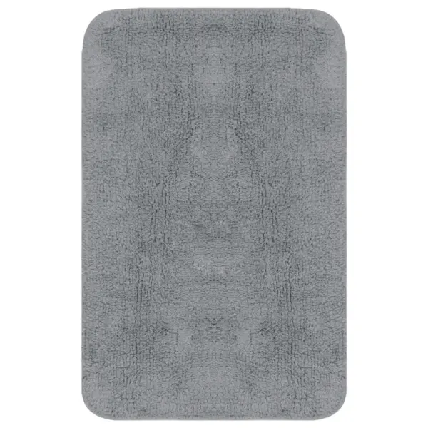 Hall 3-osaline puuvillane vannitoamattide komplekt libisemiskindla tagusega – 2