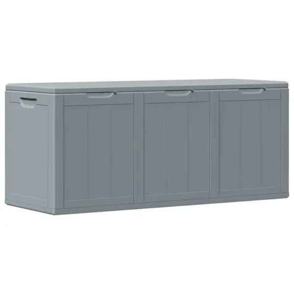 Aia hoiukast patjadele 270 l, hall, puidu imitatsiooniga PP, 118,5 x 44,5 x 51 cm – 2