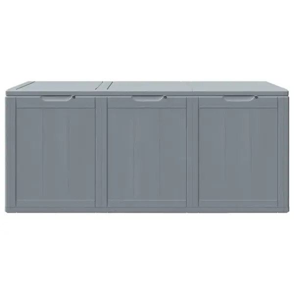 Aia hoiukast patjadele 270 l, hall, puidu imitatsiooniga PP, 118,5 x 44,5 x 51 cm – 3