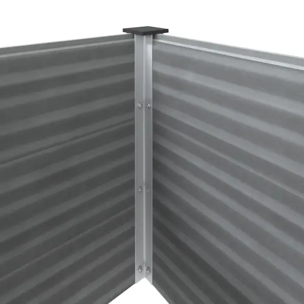 Aia taimelava puidu-plasti segust, hall, 250 x 50 x 54 cm - 6
