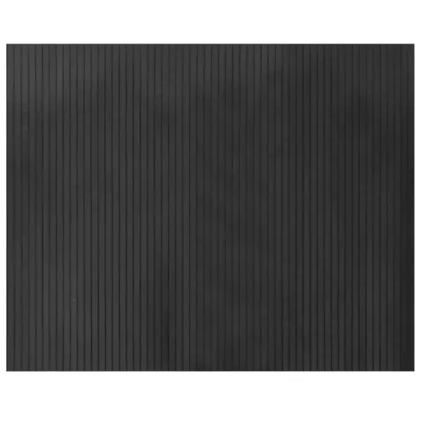 Hall bambusest ristkülikukujuline vaip libisemiskindla tagaküljega, 80 x 100 cm – 2