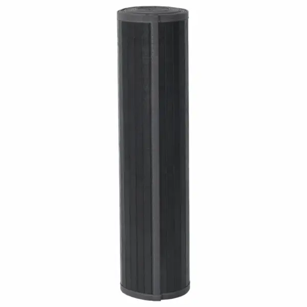 Hall bambusvaip libisemiskindla põhjaga, 80 x 1000 cm – 3