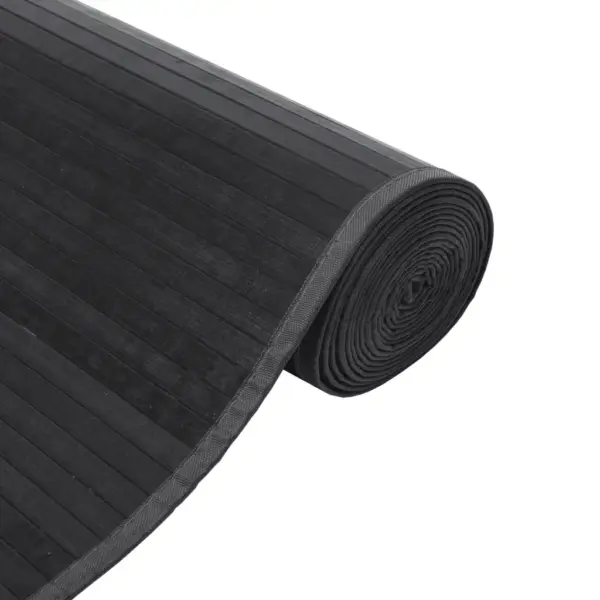 Hall ristkülikukujuline bambusvaip libisemiskindla alusega, 100 x 400 cm – 4