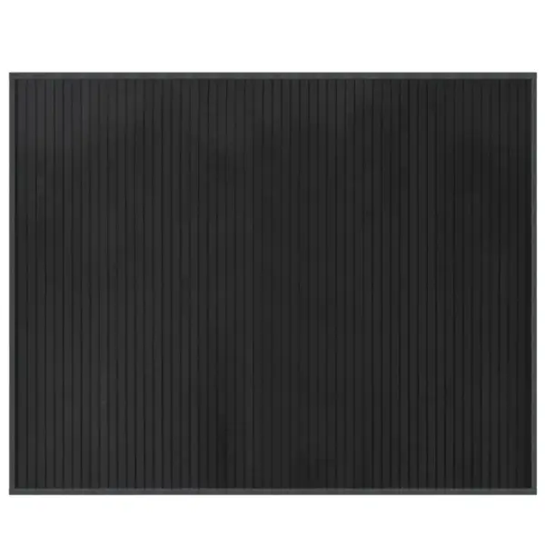 Hall bambusvaip libisemiskindla põhjaga, ristkülikukujuline, 80 x 100 cm – 2