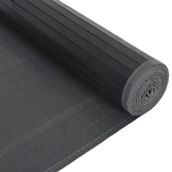 Hall ristkülikukujuline bambusvaip libisemiskindla tagusega, 80 x 300 cm – 5