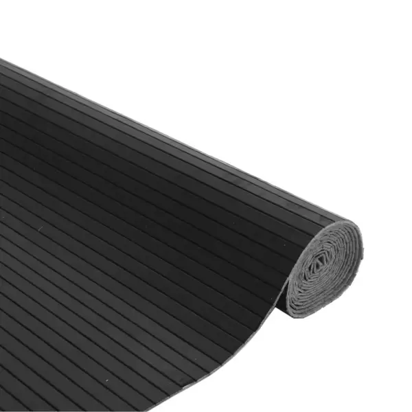 Hall ristkülikukujuline bambusvaip libisemiskindla tagusega 80 x 500 cm – 4