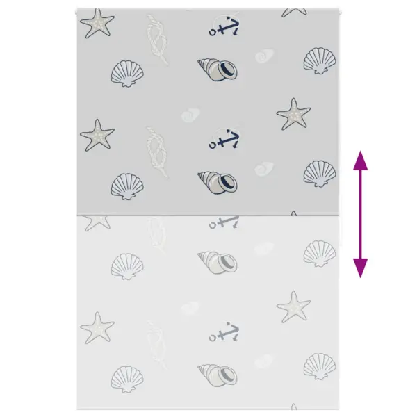 Veekindel duširuloo meretähe mustriga, hall, 150 x 240 cm – 5