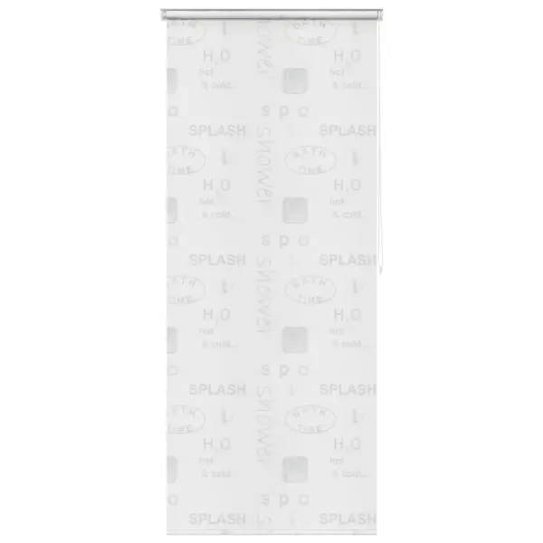 Hall duširuloo splash tekstiga, 100 x 240 cm, EVA – 2