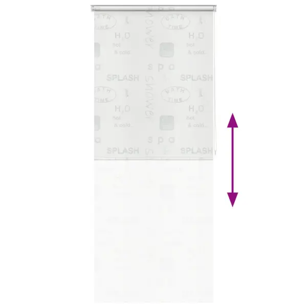 Hall duširuloo splash tekstiga, 100 x 240 cm, EVA – 5