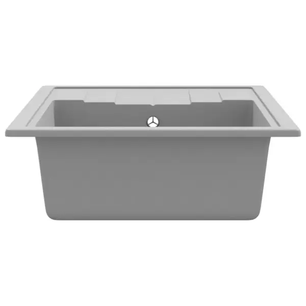 Hall graniitkomposiit köögivalamu ülevooluavaga, kuivatuspinnaga, pealtpaigaldatav, 580 x 440 mm – 6