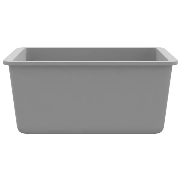 Ühepoolne hall graniitköögivalamu aluskinnitusega, 420 x 460 mm – 6