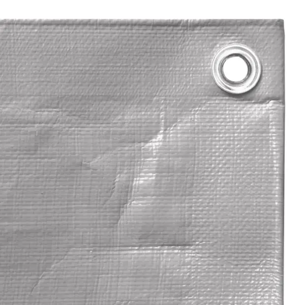 Hall HDPE present aiamööbli ja katete jaoks, 3 x 5 m, 260 g/m², alumiiniumist aasad – 4