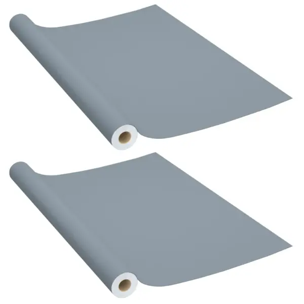 Iseliimuvad hallid mööblikiled, 2 tk, PVC, 500 x 90 cm – 2