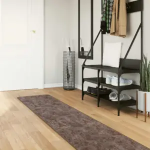 Hall pesumasinas pestav koridorivaip Marsa, polüester ja PVC, 250 x 50 cm