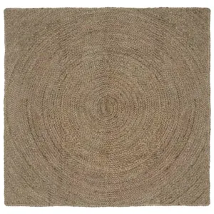 Hall kandiline džuutvaip, käsitöö, 160 x 160 cm