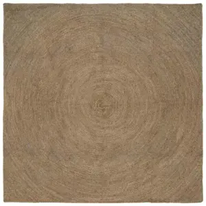 Hall kandiline džuutvaip 240 x 240 cm, masinpestav