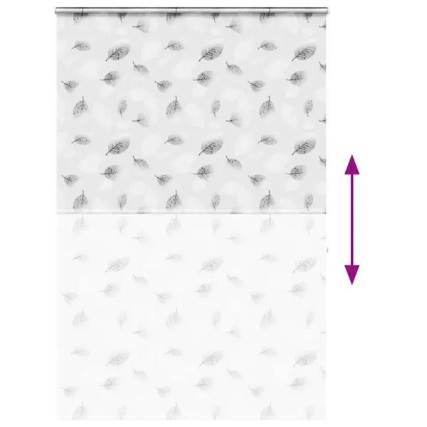 Hall lehemustriga kassetiga duširuloo, PEVA, 150 x 240 cm – 5