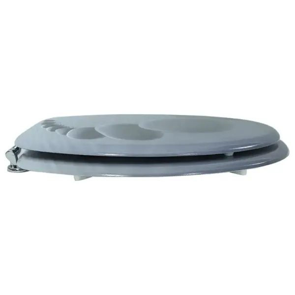 Hall kivimustriga MDF WC-prilllaud, 43,7 x 37,8 cm, reguleeritavate hingedega – 5