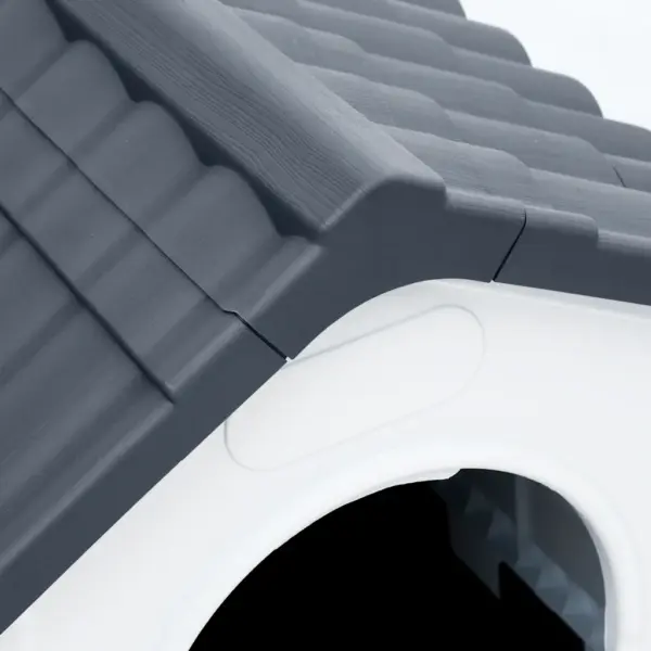 Hall koerakuut õue, polüpropüleen, 57 x 68 x 66 cm – 7