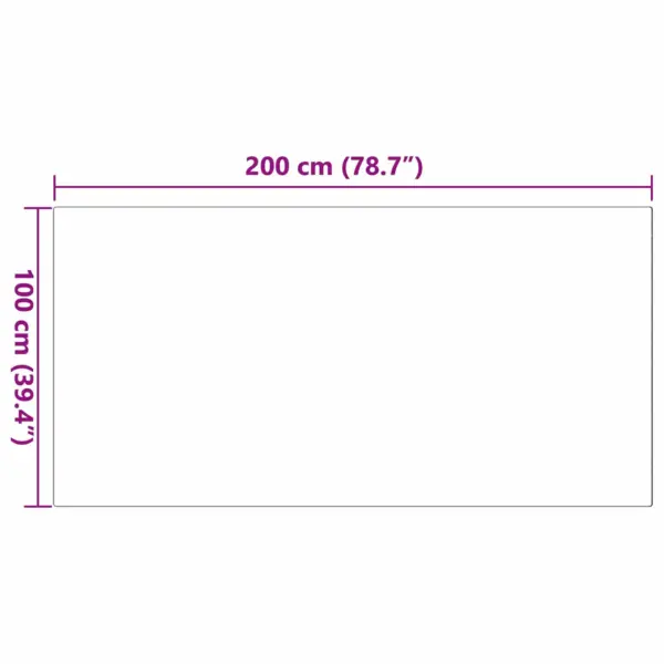 Libisemiskindel kunstkarusnahast vaip Olite, hall, 100 x 200 cm – 10