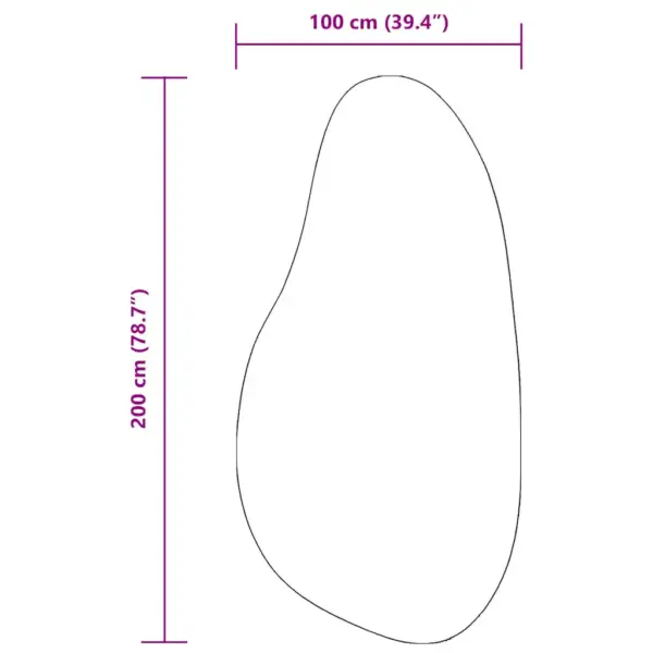 Hall libisemiskindel polüester alavaip HUARTE, 100 x 200 cm – 10