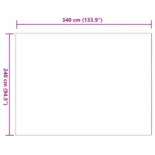 Libisemiskindel kunstkarusnahast küülikukarva vaip Olite, hall, 240 x 340 cm – 10